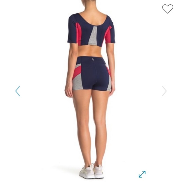 Free People Movement Colorblock 2Pc Set Red/Navy Combo - Picture 9 of 15